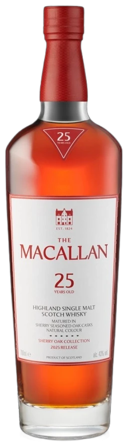 맥캘란 25년 셰리 오크 컬렉션 2025 릴리즈